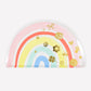 Charm Party Rainbow Plates