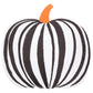 Stripe Pumpkin Paper Placemats