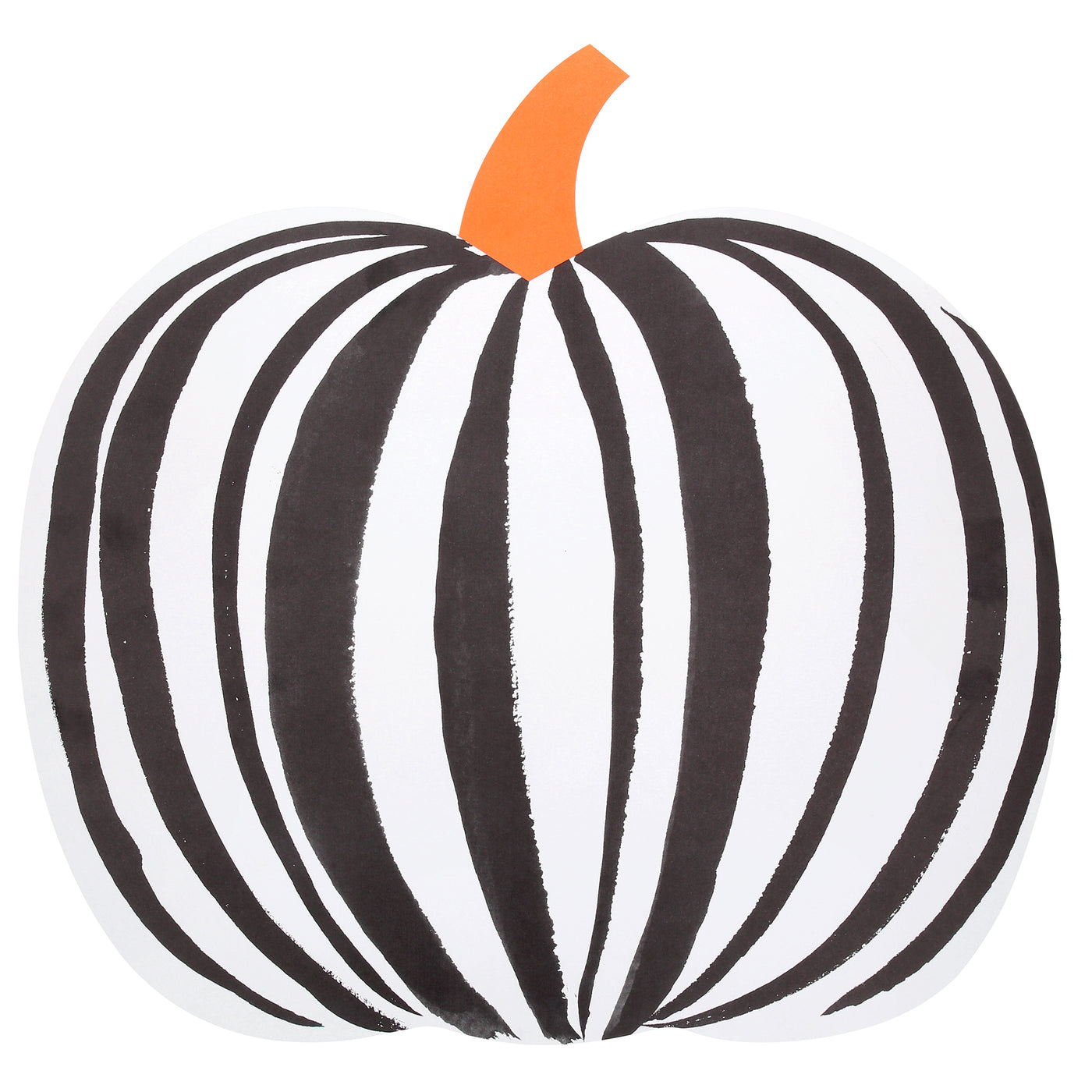 Stripe Pumpkin Paper Placemats