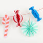 Christmas Candy Honeycomb Garland