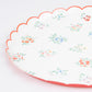 Ditsy Posy Scalloped Dinner Plates