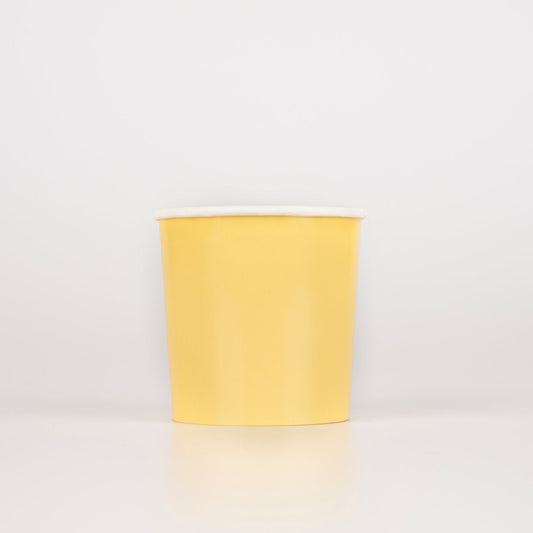 Lemon Sherbet Tumbler Cups