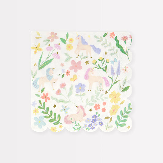 Meadow Unicorns Large Napkins