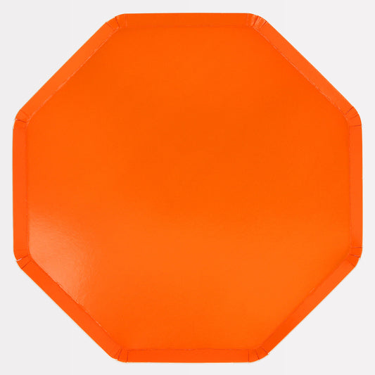 Pumpkin Orange Dinner Plates