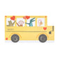 School Bus Valentine's Card & Bracelet Sets (x12)