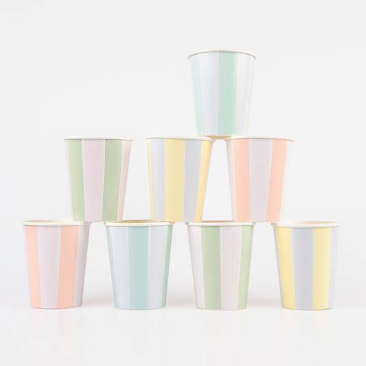 Pastel Stripe Tumbler
