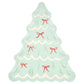 Christmas Trees With Bows Plates