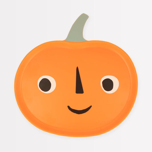 Reusable Jack O Lantern Plate