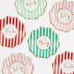 Christmas Striped Side Plates