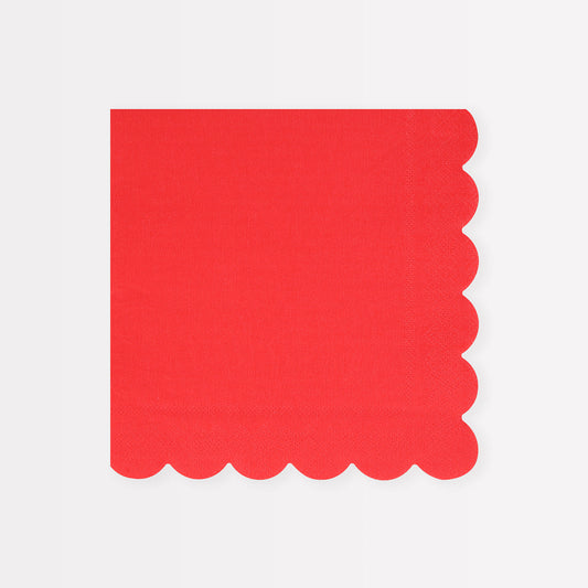 Berry Red Large Napkins