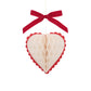 Honeycomb Bow Heart Decorations