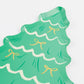 Christmas Trees With Bows Plates