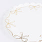 Gold Bow Dinner Plates