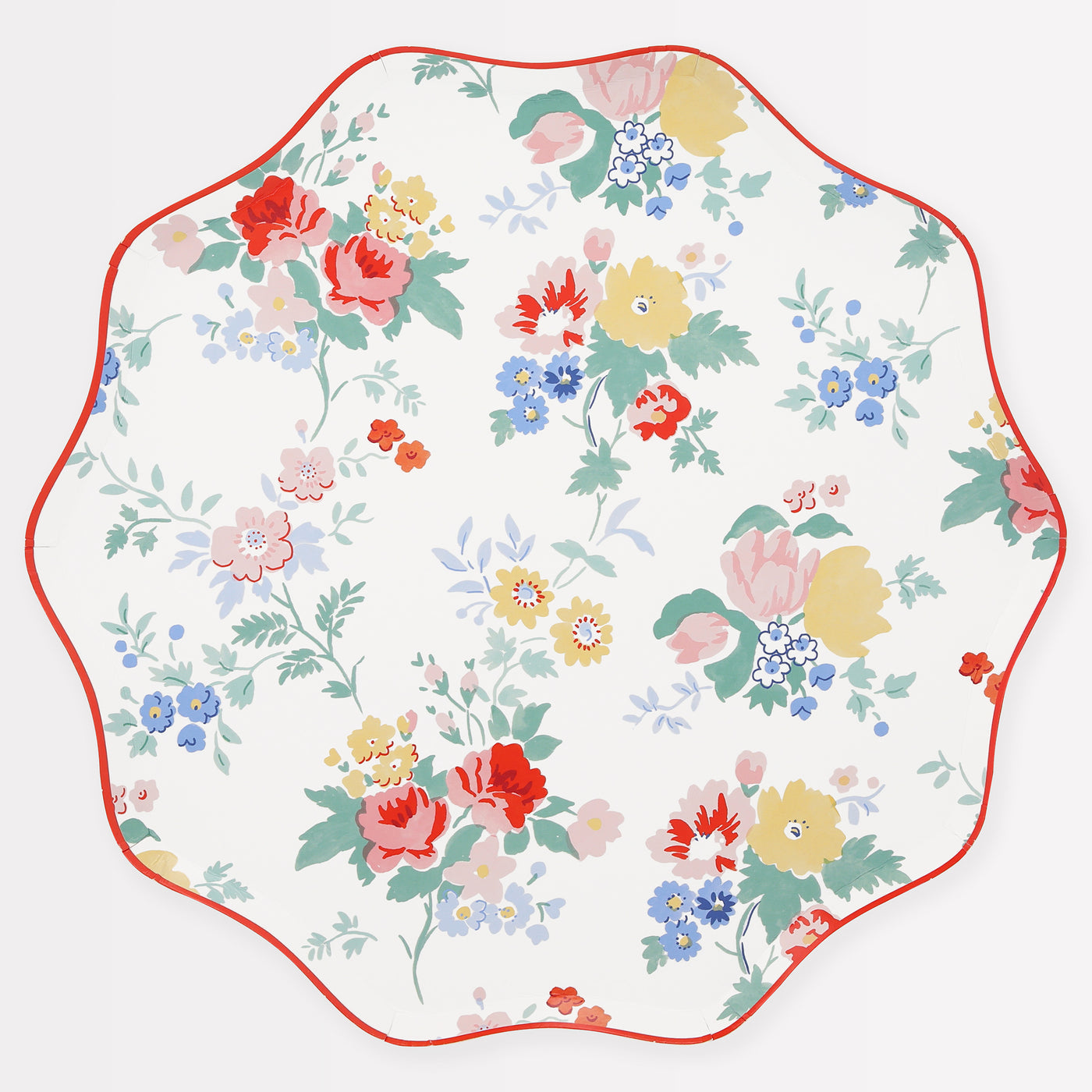 Vintage Floral Dinner Plates