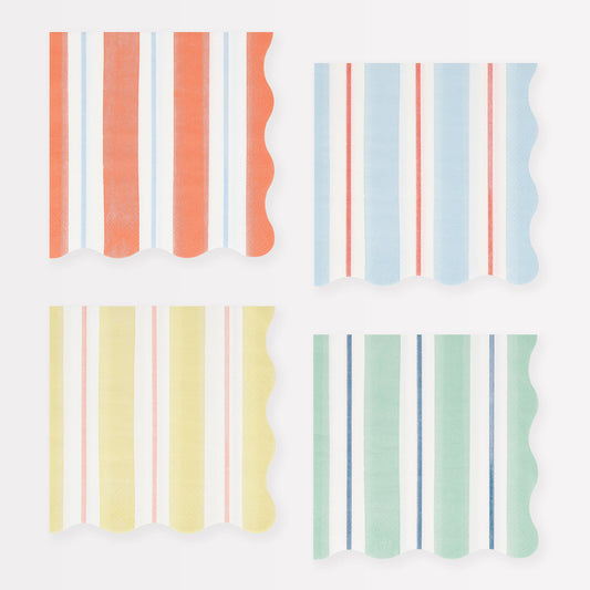 Preppy Stripe Small Napkins