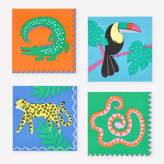 Jungle Jamboree Small Napkins