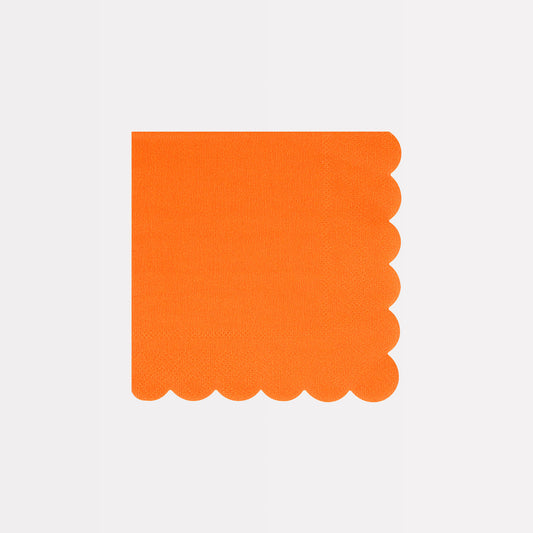 Pumpkin Orange Small Napkins