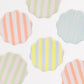 Pastel Stripe Side Plates