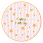 Bright Star Happy Birthday Dinner Plates