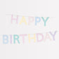Scallop Pastel Happy Birthday Garland