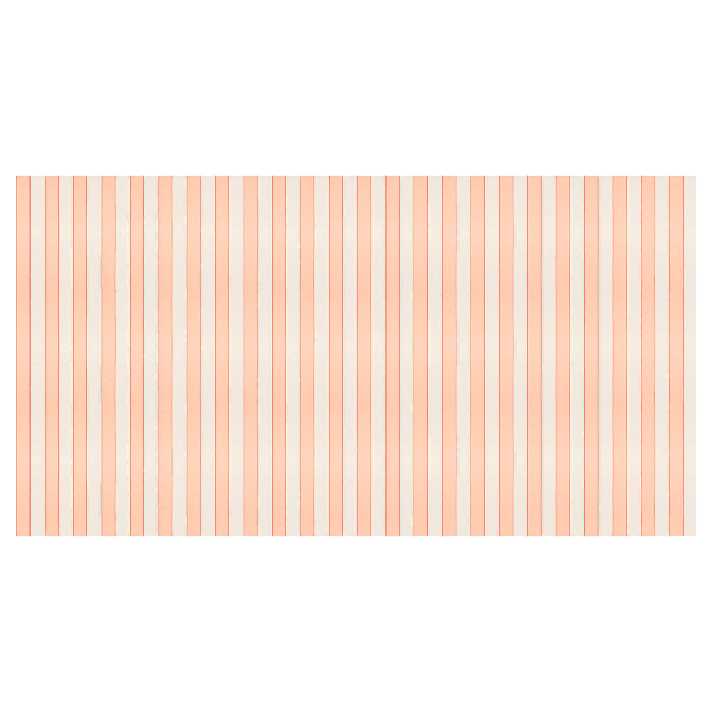 Peach Striped Tablecloth