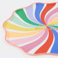 Rainbow Swirl Happy Birthday Dinner Plates