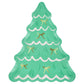 Christmas Trees With Bows Plates