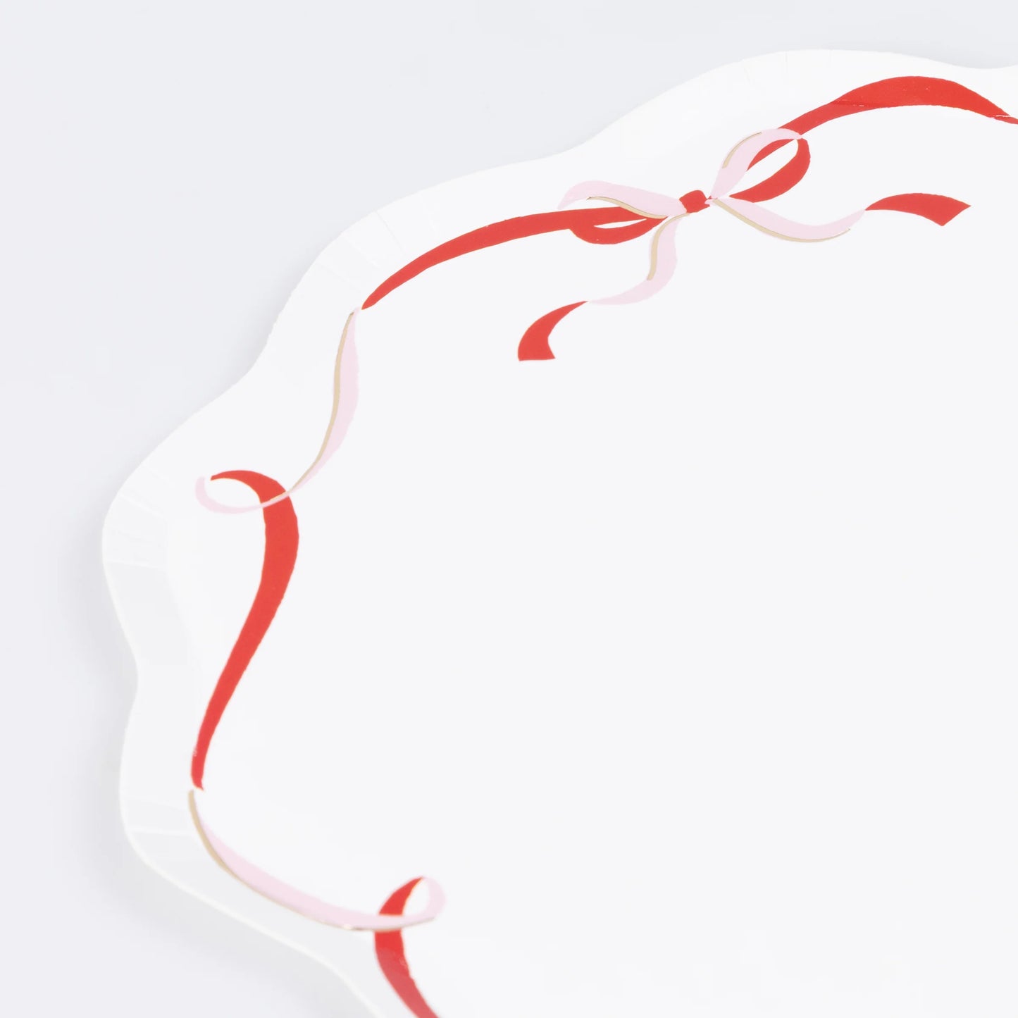Ribbon Bow Dinner Plates