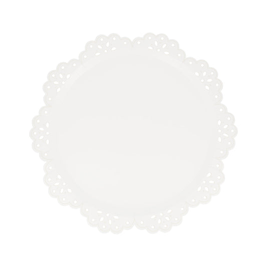 Broderie Anglaise Lace White Side Plates
