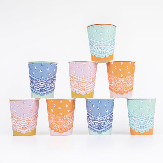 Western Bandana Cups