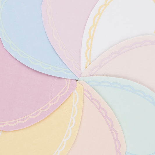 Pastel Heart Small Napkins