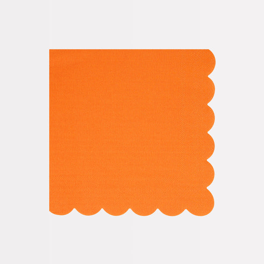 Pumpkin Orange Large Napkins