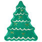 Christmas Trees With Bows Plates