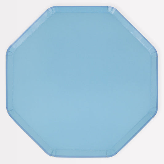 Cornflower Blue Dinner Plates