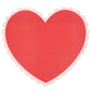 Scalloped Heart Paper Placemats (x12)
