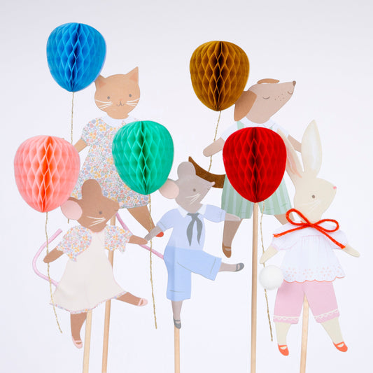 Animal Friends Cake Toppers