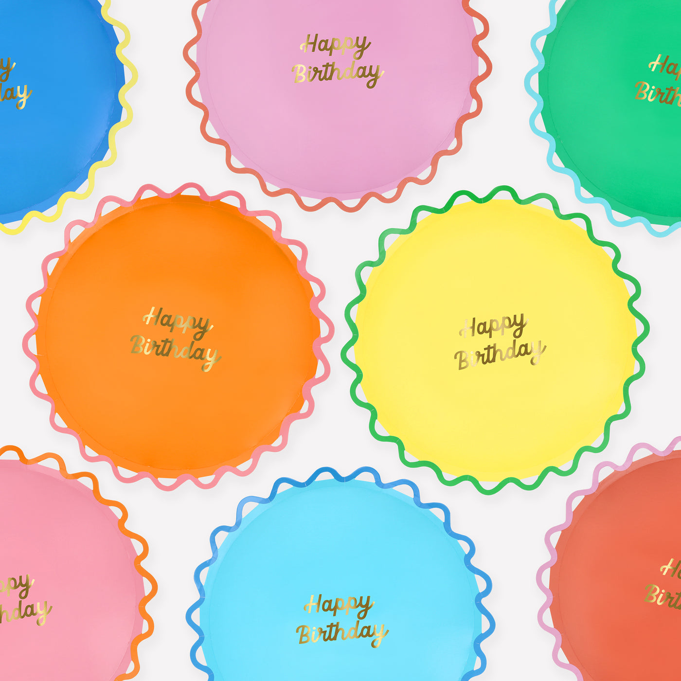 Wiggle Edge Dinner Plates