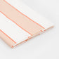 Peach Striped Tablecloth