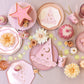 Pink Witch Hat Halloween Plates