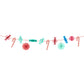 Christmas Candy Honeycomb Garland
