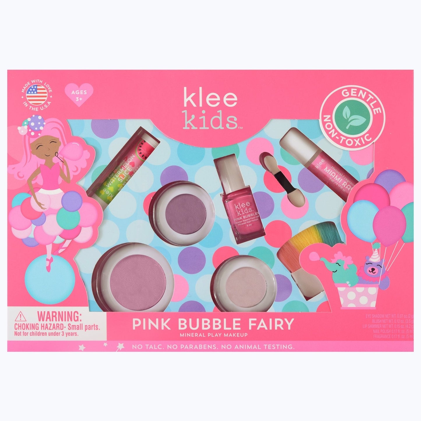 Pink Bubble Fairy - Deluxe Play Makeup Set