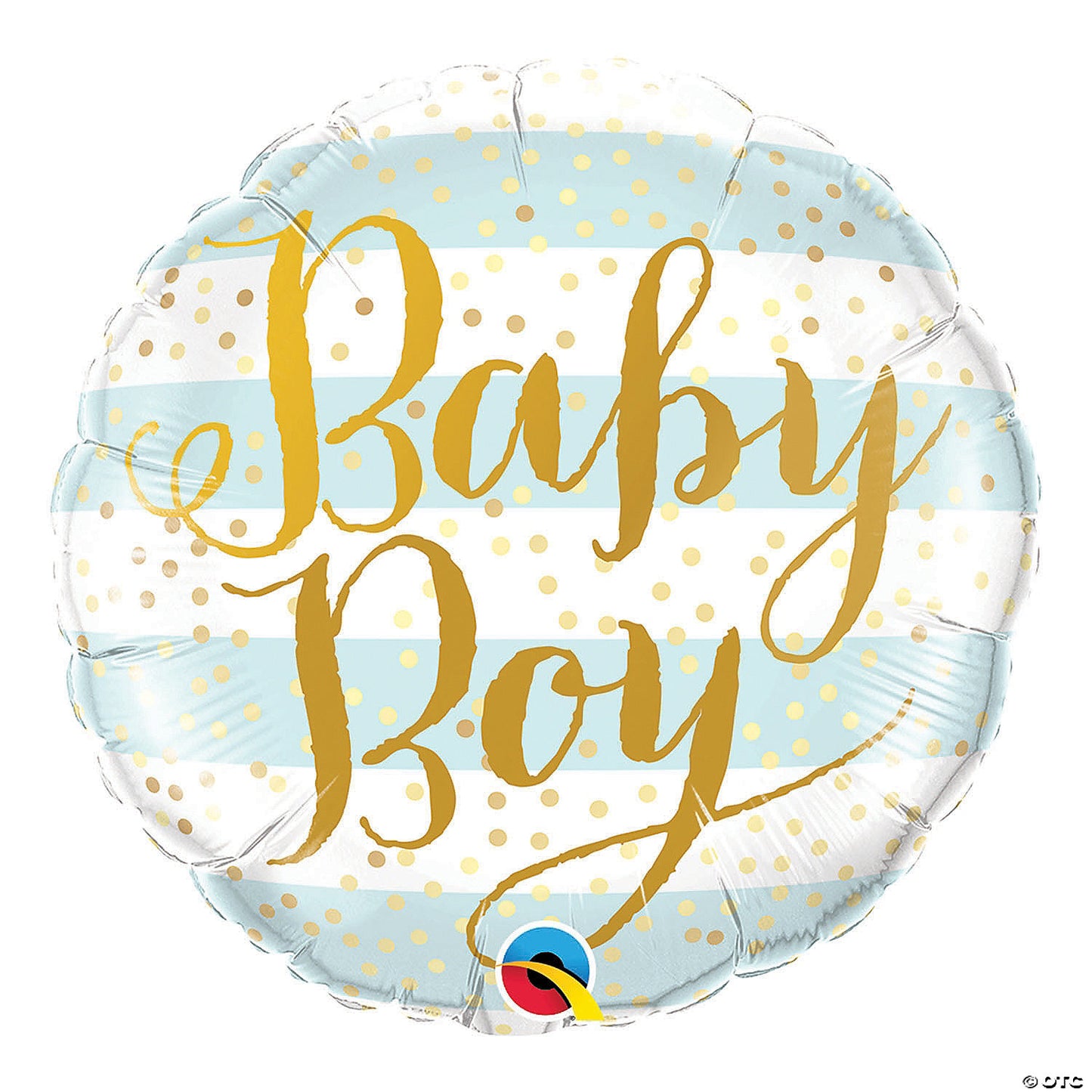 Baby Boy Gold Glitter Foil Balloon