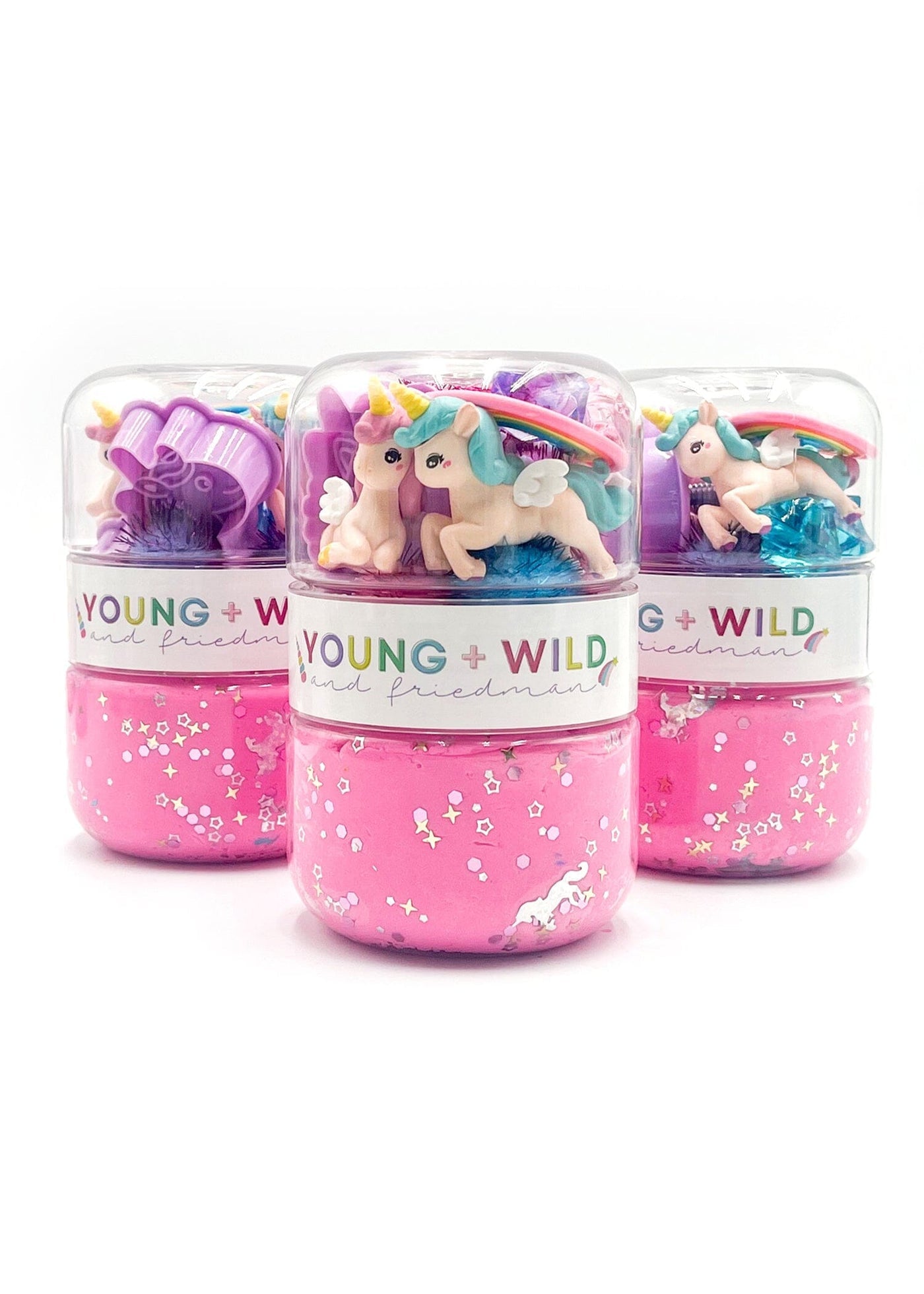 Rainbow Unicorn Grab & Go Dough Jar