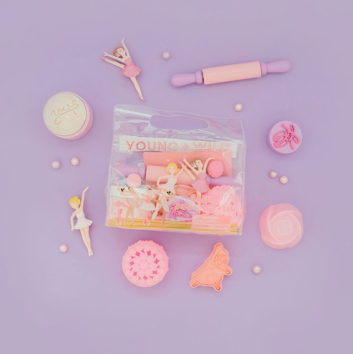Ballerina Sensory Dough Bag