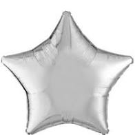 Silver Standard Foil Balloon