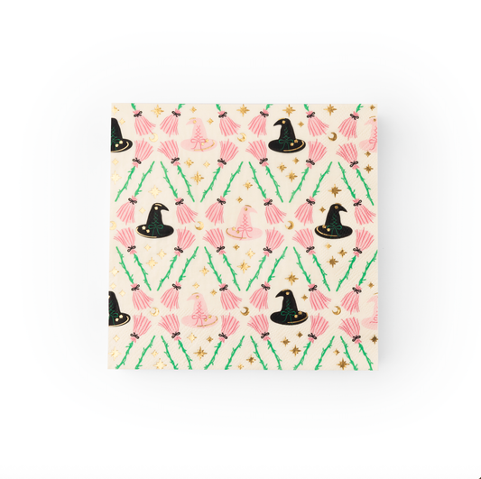 Witch Hat & Broom Large Napkins