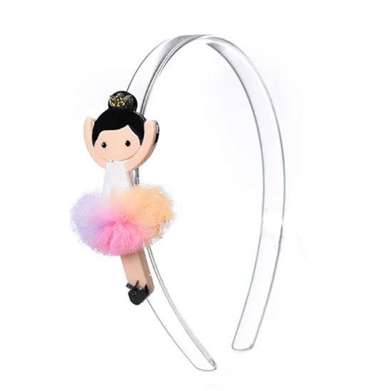 Tule Rainbow Tutu Ballerina Headband