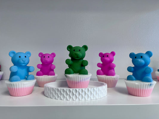 Bear Toy Cupcake Soap