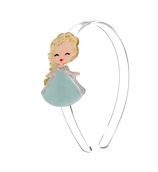 Cute Doll Elsa Gold Hair Headband