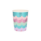 Mermaid Scalloped Fringe Cups